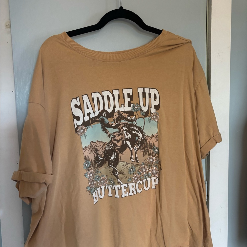 Maurices Tan Casual T-Shirt